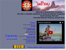 Tablet Screenshot of donaldvann.com